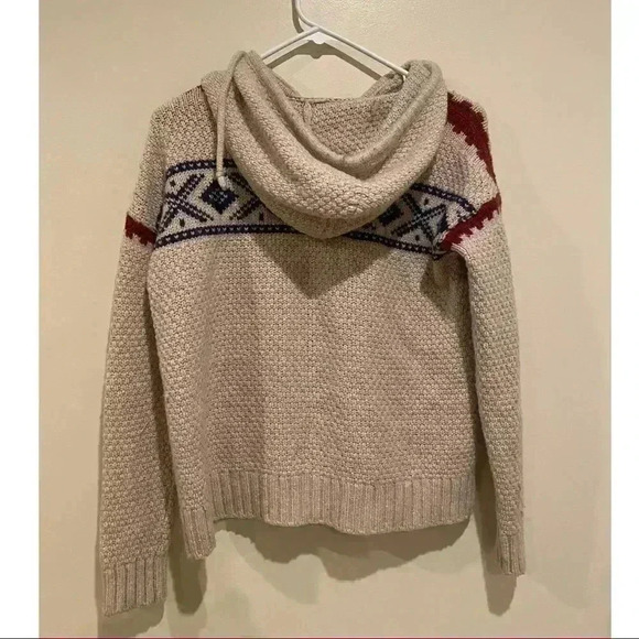 Madewell Fair Isle Hooded Sweater - Picture 5 of 6